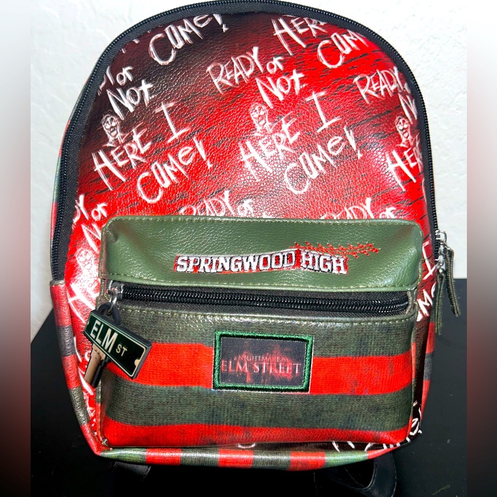 Nightmare on Elm Street book bag